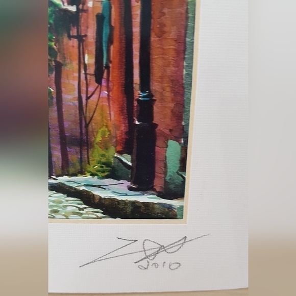 2010 Boston Watercolor Print - Picture 4 of 8